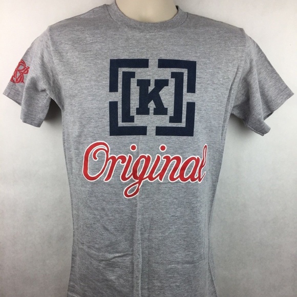 KR3W Men’s Gray K Original T-shirt Size Small - Picture 1 of 5